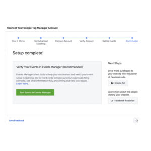 Business manager facebook pixel ferdig oppsett