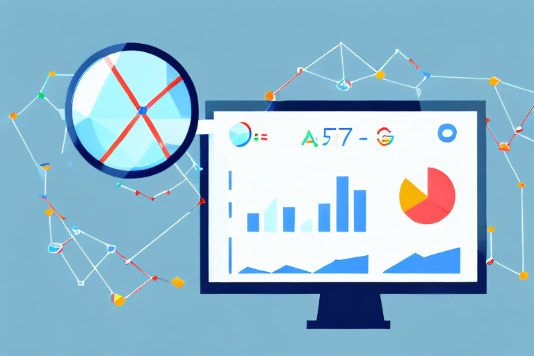 En dataskjerm som viser ulike diagrammer og grafer i Google Analytics 4